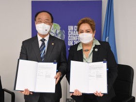 한-UNFCCC 협력 MOU 서명식